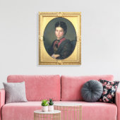 Portrait von Emilia Sampieri, 1870 (Öl auf Leinwan Leinwanddruck (Insitu (Wohnzimmer))