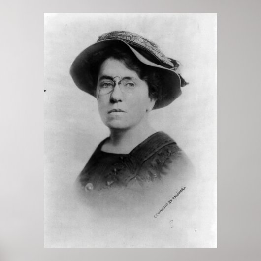 Portrait von Emma Goldman Anarchist Feminist Poster (Vorne)