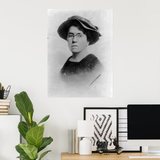 Portrait von Emma Goldman Anarchist Feminist Poster (Heimbüro)