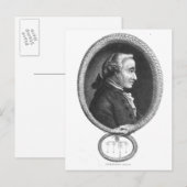 Portrait von Emmanuel Kant 2 Postkarte (Vorne/Hinten)