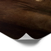 Portrait von Emmanuel Kant Poster (Ecke)