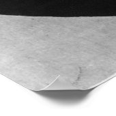 Portrait von Emmanuel Kant Poster (Ecke)