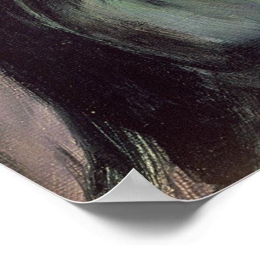 Portrait von Erik Satie c.1892 Poster (Ecke)