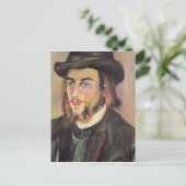 Portrait von Erik Satie c.1892 Postkarte (Stehend Vorderseite)