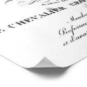 Portrait von Etienne Geoffroy Saint-Hilaire Poster (Ecke)