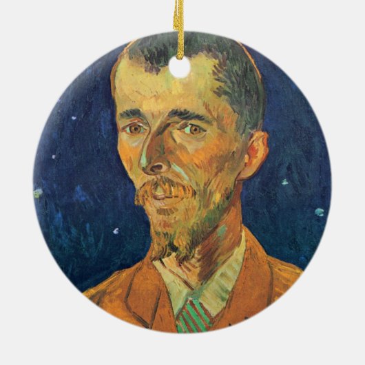 Portrait von Eugene Boch von Vincent van Gogh Keramik Ornament (Hinten)