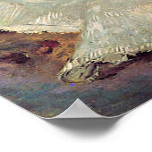 Portrait von Eva Gonzales Poster (Ecke)