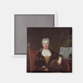 Portrait von Faustina Bordoni, Händels Sänger Magnet (Vorderseite/Rückseite)