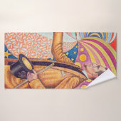 Portrait von Felix Feneon, Signac Badehandtuch (Badehandtuch)