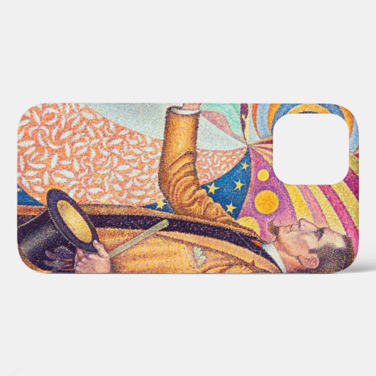 Portrait von Felix Feneon, Signac Case-Mate iPhone Hülle (Rückseite (Horizontal))
