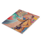 Portrait von Felix Feneon, Signac Fliese (Seite)