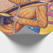 Portrait von Felix Feneon, Signac Geschenkpapier (Ecke)