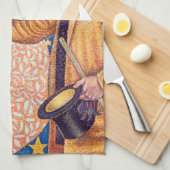 Portrait von Felix Feneon, Signac Geschirrtuch (Viertel Falte)