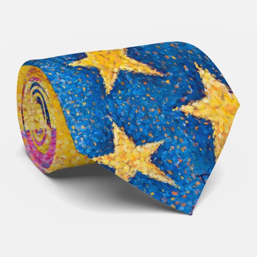 Portrait von Felix Feneon, Signac Krawatte (Gerollt)