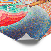 Portrait von Felix Feneon, Signac Poster (Ecke)