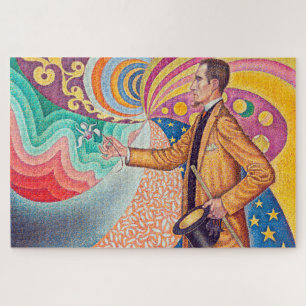 Portrait von Felix Feneon, Signac Puzzle
