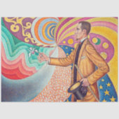 Portrait von Felix Feneon, Signac Seidenpapier (Vorderseite)