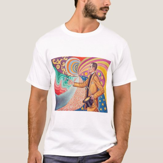 Portrait von Felix Feneon, Signac T-Shirt (Vorderseite)