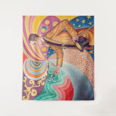 Portrait von Felix Feneon, Signac Wandteppich (Vorderseite)