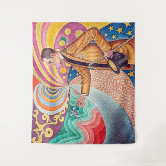 Portrait von Felix Feneon, Signac Wandteppich (Vorderseite)