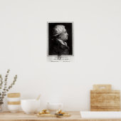 Portrait von Felix Vicq d'Azyr Poster (Küche)