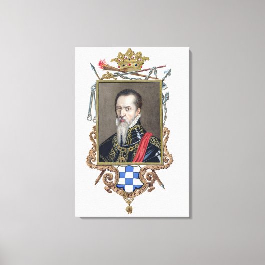 Portrait von Ferdinand Alvarez de Toledo Herzog vo Leinwanddruck (Vorderseite)