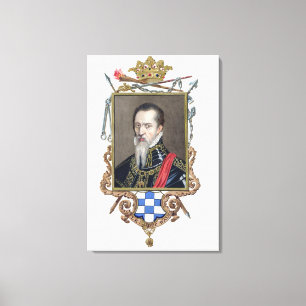 Portrait von Ferdinand Alvarez de Toledo Herzog vo Leinwanddruck