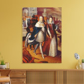 Portrait von Ferdinand I. und seinem Nichte Leinwanddruck (Insitu (Wohnzimmer))