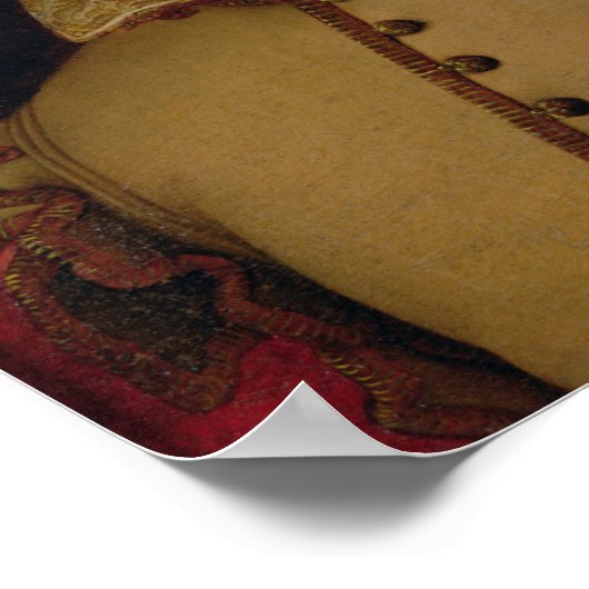 Portrait von Ferdinando de' Medici Poster (Ecke)