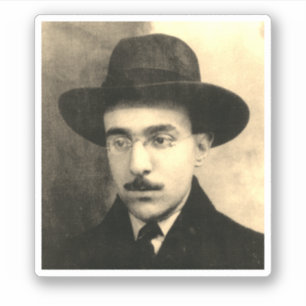 Portrait von Fernando Pessoa Aufkleber