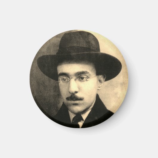 Portrait von Fernando Pessoa Magnet (Vorne)