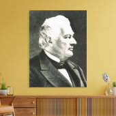 Portrait von Fillmore Millard Leinwanddruck (Insitu (Wohnzimmer))
