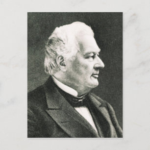 Portrait von Fillmore Millard Postkarte