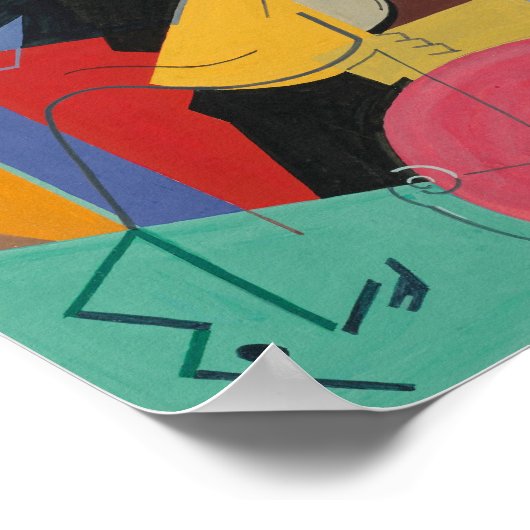 Portrait von Florent Schmitt | Albert Gleizes Poster (Ecke)