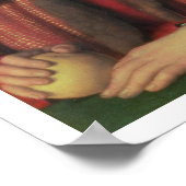 Portrait von Francesco della Rovere, Herzog von Ur Poster (Ecke)