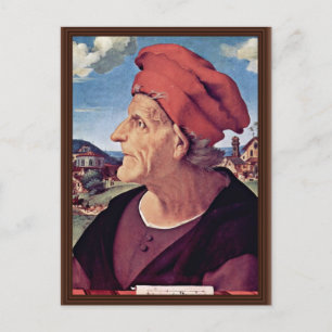 Portrait von Francesco Giamberti. von Piero Di Cos Postkarte