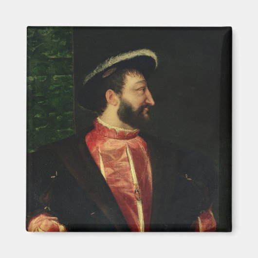 Portrait von Francis I 1538 Magnet (Vorne)