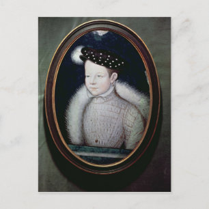 Portrait von Francis II als Dauphin von Frankreich Postkarte