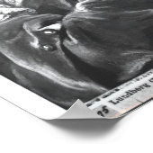 Portrait von Francois Boucher 1741 Poster (Ecke)