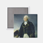 Portrait von Francois-Christophe Kellermann Magnet (Vorderseite/Rückseite)