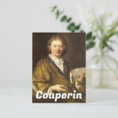 Portrait von François Couperin Postkarte (Stehend Vorderseite)