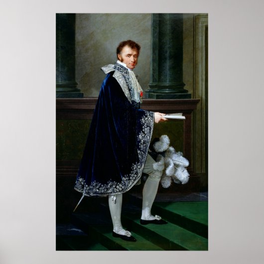 Portrait von Francois-Nicolas Mollien 1806 Poster (Vorne)