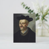 Portrait von Francois Rabelais Postkarte (Stehend Vorderseite)