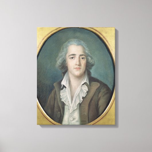 Portrait von Francois Rene Vicomte de 2 Leinwanddruck (Vorderseite)