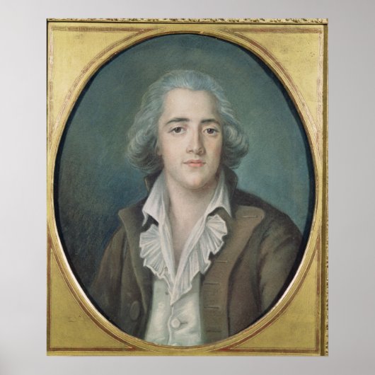 Portrait von Francois Rene Vicomte de 2 Poster (Vorne)