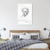 Portrait von Francois Rene Vicomte de Leinwanddruck (Insitu (Schlafzimmer))