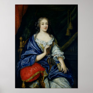 Portrait von Francoise-Louise de la Baume le Blanc Poster
