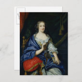 Portrait von Francoise-Louise de la Baume le Blanc Postkarte (Vorne/Hinten)