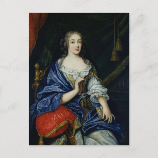Portrait von Francoise-Louise de la Baume le Blanc Postkarte (Vorderseite)
