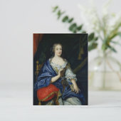 Portrait von Francoise-Louise de la Baume le Blanc Postkarte (Stehend Vorderseite)